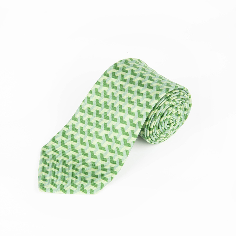 FEFE DARK SEA GREEN, GREEN, LIGHT GREEN PAISLEY TIE | MENS